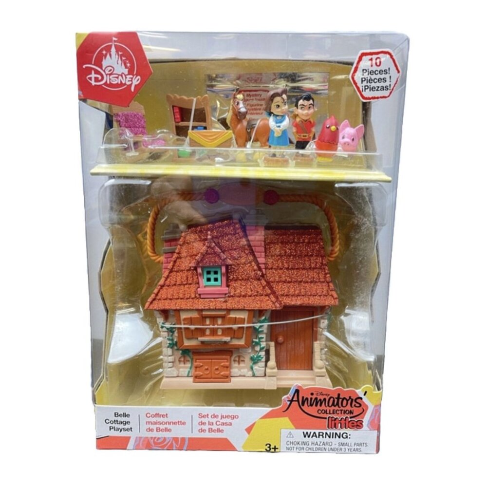 Disney Animators' Collection Littles Belle Cottage Playset